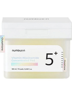 Numbuzin No.5 Vitamin Niacinamide Concentrated Ενυδατικά Μαντηλάκια Καθαρισμού Προσώπου 70τμχ