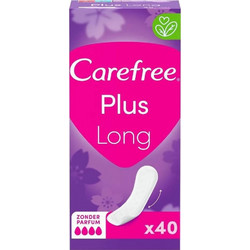 Carefree Plus Long Σερβιετάκια για Ελαφριά Ροή 4 Σταγόνες 40τμχ