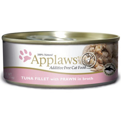 Applaws Adult Fillets with Tuna & Prawn 4x70gr