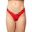 Cottonhill Elegance Γυναικείο Sexy String με Δαντέλα Κόκκινο CH0152
