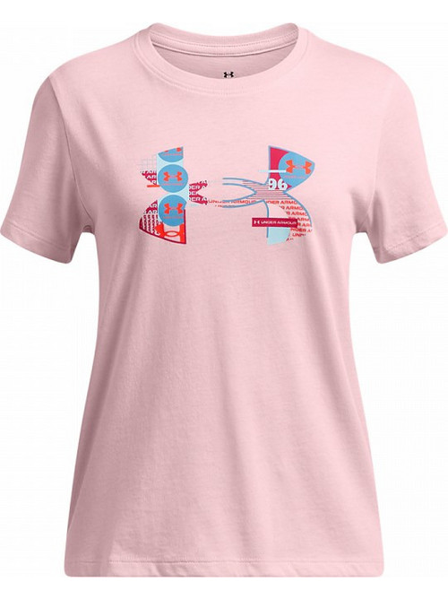 Under Armour Παιδικό T-Shirt Κοντομάνικο Ροζ 1389769-647