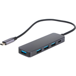 DM-86-069 USB Hub 3.0 USB-C με 5 Θύρες USB-A / USB-C & Εξωτερική Παροχή Ρεύματος