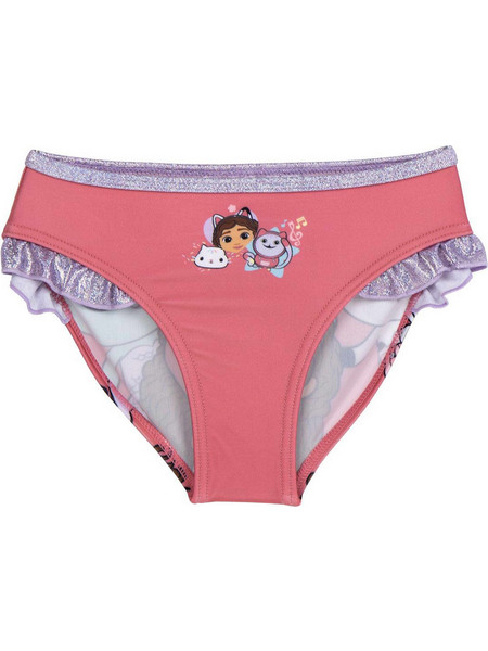 Cerda Gabby's Dollhouse Παιδικό Μαγιό Bikini Bottom για Κορίτσι Κοραλί Λιλά 2900002768