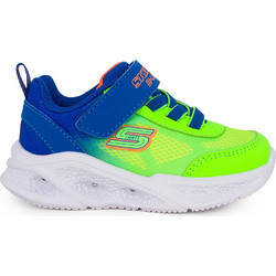 Skechers Παιδικά Sneakers με Φωτάκια Lime Royal Blue 401495N-BLLM