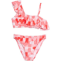 Tortue Παιδικό Μαγιό Bikini Set για Κορίτσι Ροζ Κόκκινο S5-138-209
