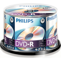 Philips DM4S6B50F/00 Εγγράψιμα DVD-R 16x 4.7GB Cake Box 50τμχ