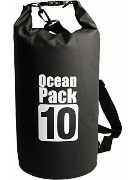 Ocean Pack 30013127 Στεγανός Σάκος Ώμου 10lt Μαύρος