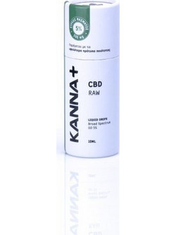 Kanna+ Έλαιο Κάνναβης 5% CBD Raw 500mg 10ml