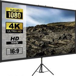 Vevor Tripod Οθόνη Προβολής Projector Δαπέδου 16:9 160x95cm / 70"