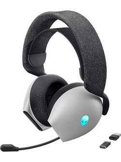 Dell Alienware AW725H Ασύρματο Gaming Headset Over Ear Lunar Light