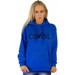 Takeposition Γυναικείο Φούτερ με Κουκούλα & Τσέπες Royal Blue 314-5500-2