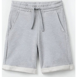 Benetton Παιδική Βερμούδα Υφασμάτινη Γκρι 3J68C901G-501