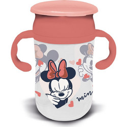Stor Minnie Mouse Heart Full Εκπαιδευτικό Κύπελλο Κόκκινο 395ml 13314