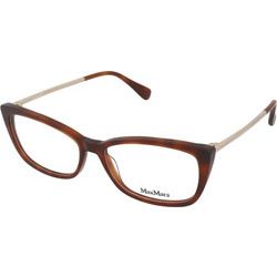 Max Mara MM5026 53A Γυναικείος Σκελετός Γυαλιών Οράσεως Κοκάλινος Μεταλλικός Χρυσός Καφέ