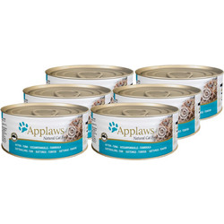 Applaws Kitten Tuna in Jelly 4x70gr