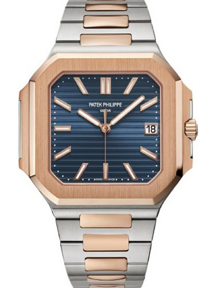 Patek Philippe Ανδρικό Ρολόι Χρονογράφος με Ασημί Δερμάτινο Λουράκι 5821/1AR-001