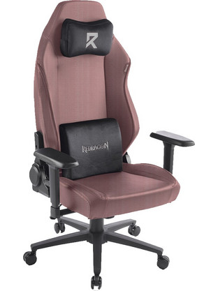 Redragon C323PF Καρέκλα Gaming Υφασμάτινη με Ρυθμιζόμενα Μπράτσα Ροζ 28.16.0009