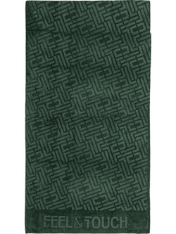 Feel & Touch Icon Πετσέτα Θαλάσσης Microfiber Πράσινη 90x170cm