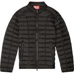 Diesel Ανδρικό Μπουφάν Χειμωνιάτικο Puffer Μαύρο A14719OBHAZ9XX