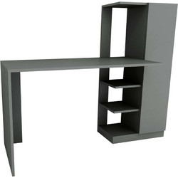 Hanah Home Yagiz Γραφείο Ξύλινο με Βιβλιοθήκη 120x55x120cm 550ARN1140