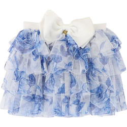 Angel's Face Abbie Παιδική Φούστα Τουτού Τούλινη Floral Λευκή Μπλε
