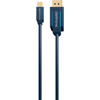 ClickTronic Καλώδιο DisplayPort to Mini DisplayPort Male 1m Blue 70737