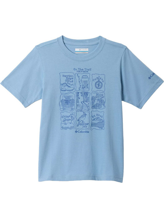 Columbia Παιδικό T-Shirt Κοντομάνικο Γαλάζιο 1989781-431