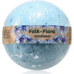 Folk & Flora Cornflower Bath Bomb 130gr