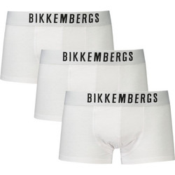 Bikkembergs Ανδρικά Μποξεράκια Σετ 3Pack Λευκά BKK1UTR10TR