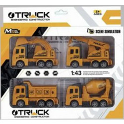 Σετ με Οχήματα Κατασκευών 4τμχ GC-103