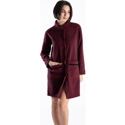 Rachel Γυναικεία Ρόμπα Χειμωνιάτικη Fleece Μπορντό 13115