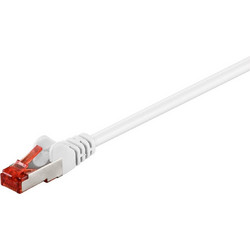 Goobay S/FTP Cat.6 Καλώδιο Δικτύου Ethernet 2m White 93505