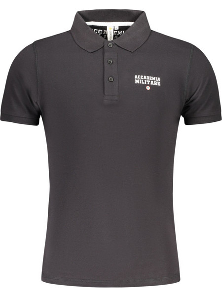 Accademia Militare Ανδρική Μπλούζα Polo Κοντομάνικη Μαύρη S5S632-5584-002
