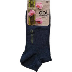 Dal Bamboo Γυναικείες Κάλτσες Κοντές Jean Navy Μπλε 604
