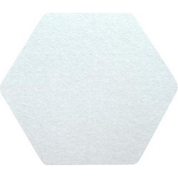 Acustico Audiodesigner Ecoplan Hexagon Ηχοαπορροφητικά Πάνελ 17.3x17.3cm 4τμχ Λευκά