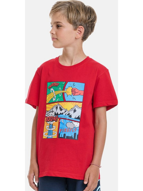 Firefly Παιδικό T-Shirt Κοντομάνικο Κόκκινο FBT25208-0005
