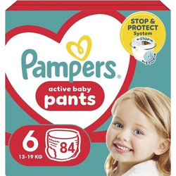 Pampers Pants Πάνες Βρακάκι No6 13-19kg 84τμχ