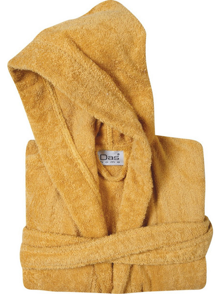 Das Home Casual 5906 Παιδικό Μπουρνούζι Κολυμβητηρίου με Κουκούλα 430gr/m² Κίτρινο