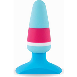 Feelztoys Plugz No 1 Πρωκτική Σφήνα 10cm Μπλε Ροζ