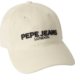 Pepe Jeans Stefan Ανδρικό Καπέλο Jockey Κοτλέ Εκρού PM400006-804