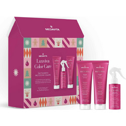 Medavita Luxviva Color Care Σετ Περιποίησης Μαλλιών Serum 100ml + Μάσκα 150ml + Σαμπουάν 150ml
