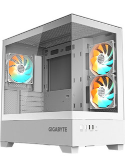 Gigabyte C201 Panoramic Ice Midi Tower Κουτί Υπολογιστή RGB με Πλαϊνό Παράθυρο