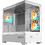 Gigabyte C201 Panoramic Ice Midi Tower Κουτί Υπολογιστή RGB με Πλαϊνό Παράθυρο