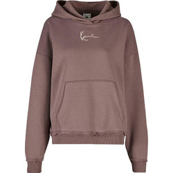 Karl Kani Γυναικείο Φούτερ Oversized με Κουκούλα & Τσέπες Καφέ KW243-020-2