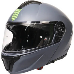 Str Veloce Matt Grey Κράνος Μηχανής Flip-Up 1650gr