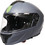 Str Veloce Matt Grey Κράνος Μηχανής Flip-Up 1650gr