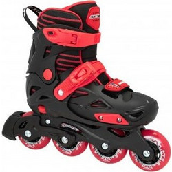 Seba STJ Inline Αυξομειούμενα Rollers Παιδικά Μαύρα Κόκκινα