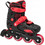 Seba STJ Inline Αυξομειούμενα Rollers Παιδικά Μαύρα Κόκκινα