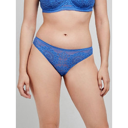 Gisela Γυναικείο Slip με Δαντέλα Royal Blue 2/10117B