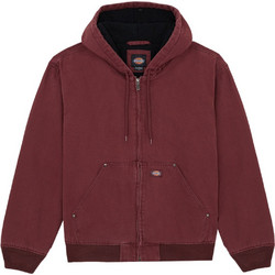 Dickies Ανδρική Ζακέτα Φούτερ με Κουκούλα και Φερμουάρ Μπορντό DK0A87O5L161